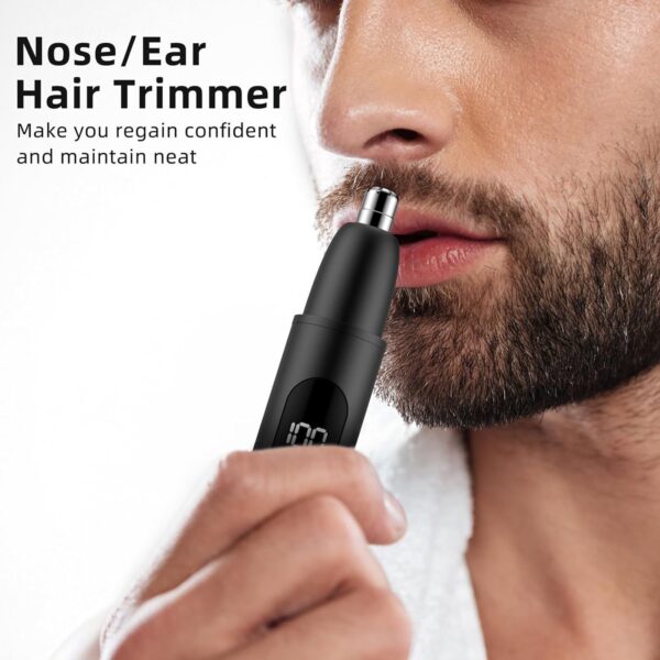 LWFBDTK Ear and Nose Hair Trimmer, Professional Painless Eyebrow Trimmer - Image 2