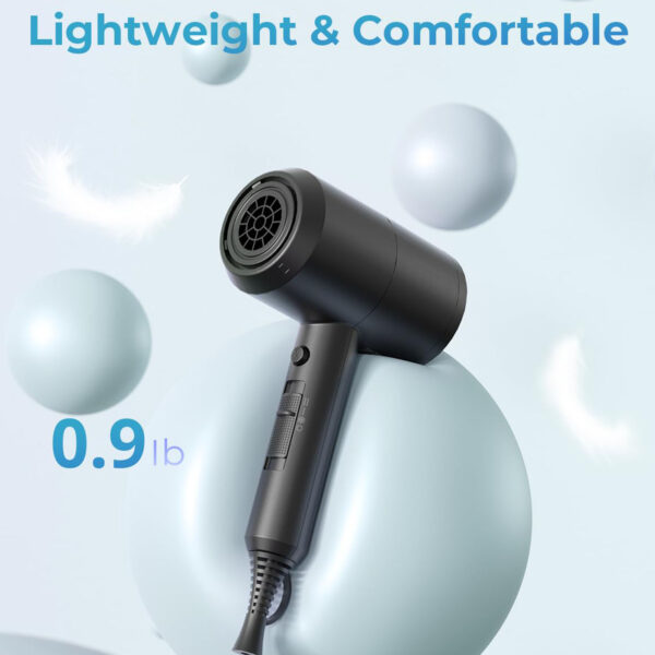 LWFBDTK High-Speed Hair Dryer - Quiet, Lightweight Ionic Hair Blow Dryer with 6 Blowout Modes, Ideal for Salon or Daily Use - Image 5